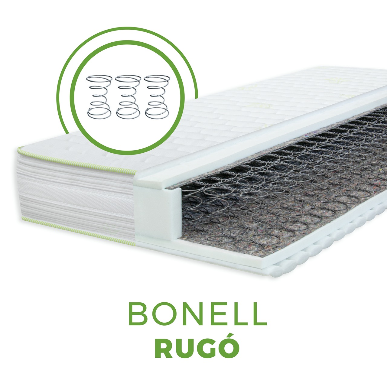 Bonell Rugó Spring Comfort Rugós Matrac: Stabil Alátámasztás és Kényelem